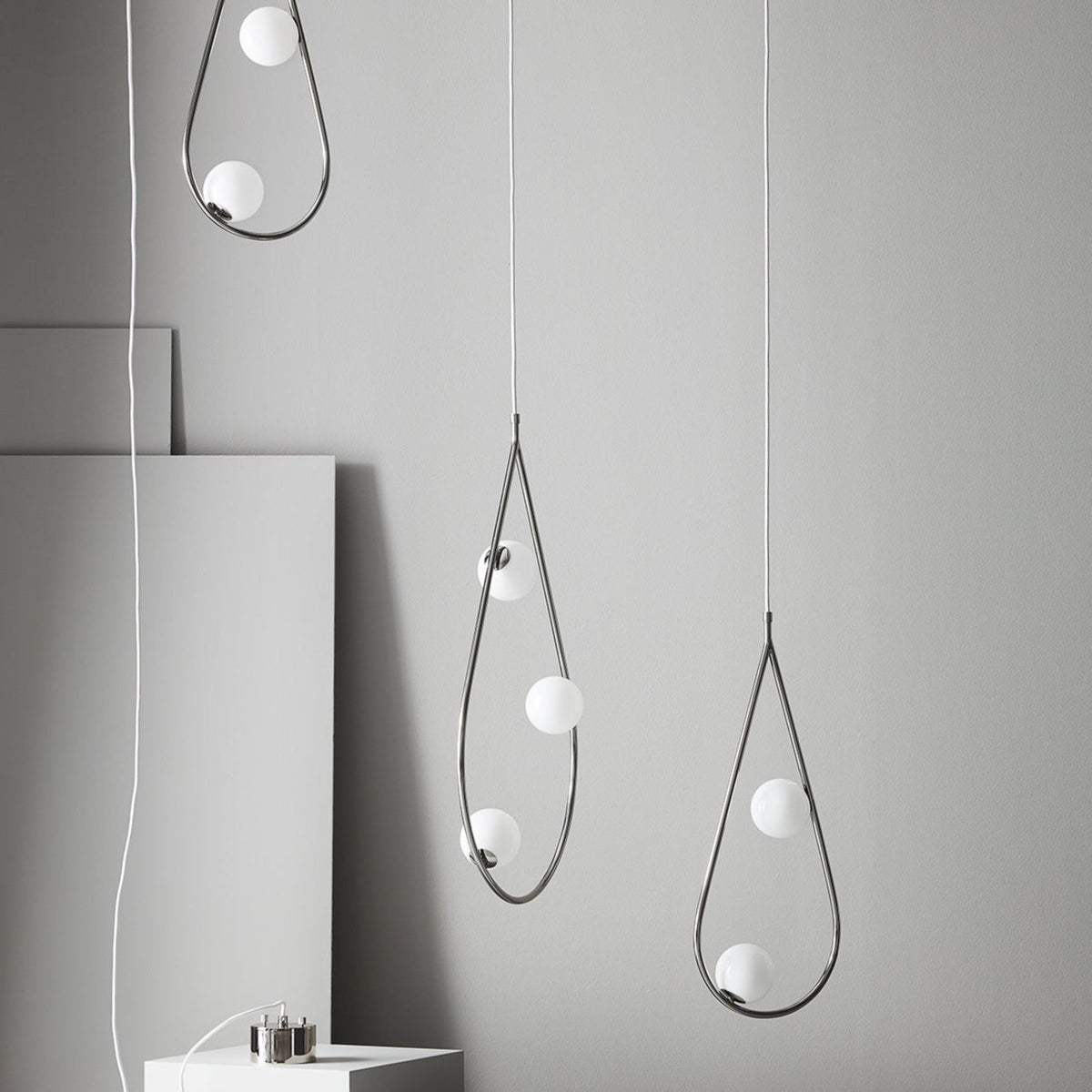 Ertheion Suspension Verre Perles Minimaliste - Neutralighting