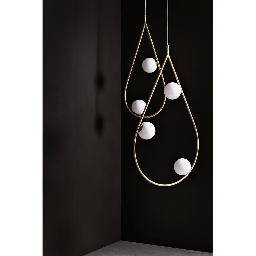 Ertheion Suspension Verre Perles Minimaliste - Neutralighting