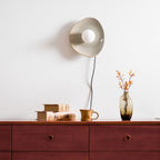 Nancy Pebble Disc Plug-in Ceramics Glass Wall Light - Neutralighting