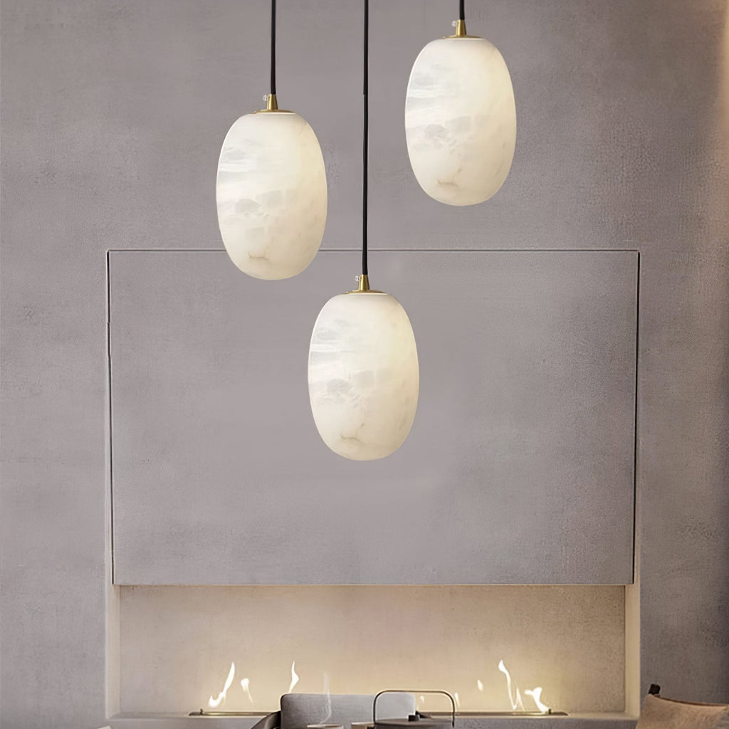 Vevelila Suspension Moderne en Albâtre - Neutralighting