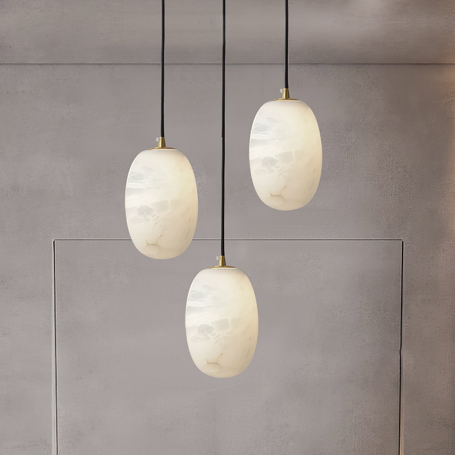 Vevelila Suspension Moderne en Albâtre - Neutralighting