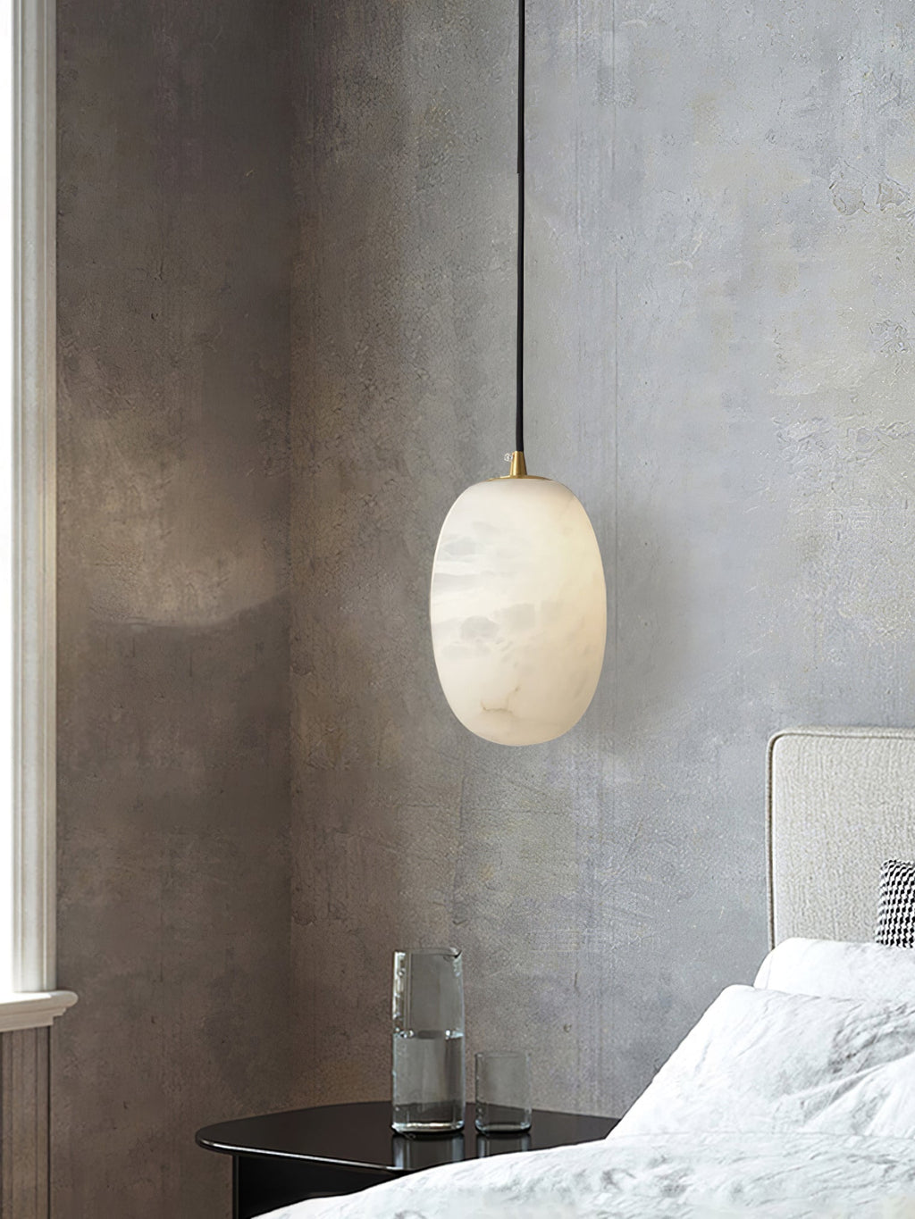 Vevelila Suspension Moderne en Albâtre - Neutralighting