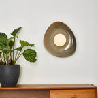 Ertalila Applique Murale Céramique Disque Galet Élégance - Neutralighting