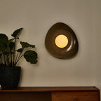 Ertalila Applique Murale Céramique Disque Galet Élégance - Neutralighting