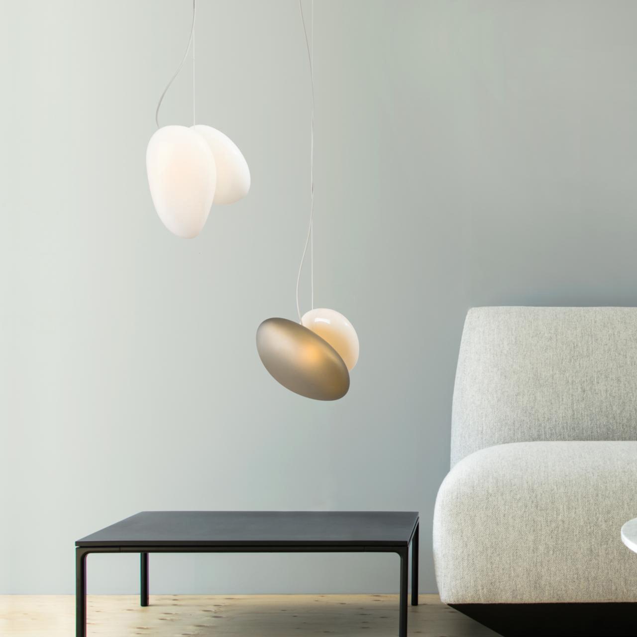 Eclipse Suspension en Verre Givré - Neutralighting