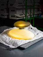 Eclipse Suspension en Verre Givré - Neutralighting