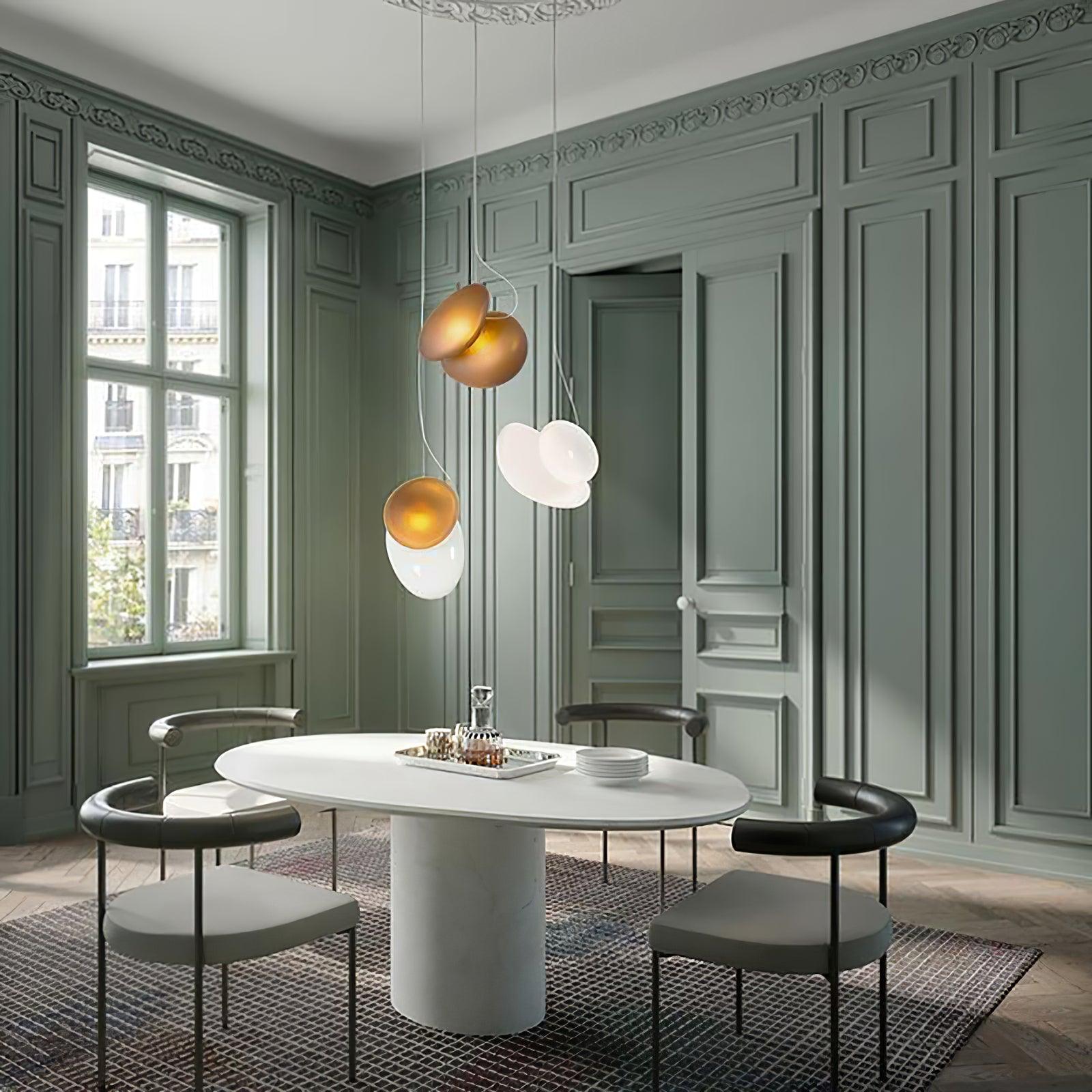 Eclipse Suspension en Verre Givré - Neutralighting