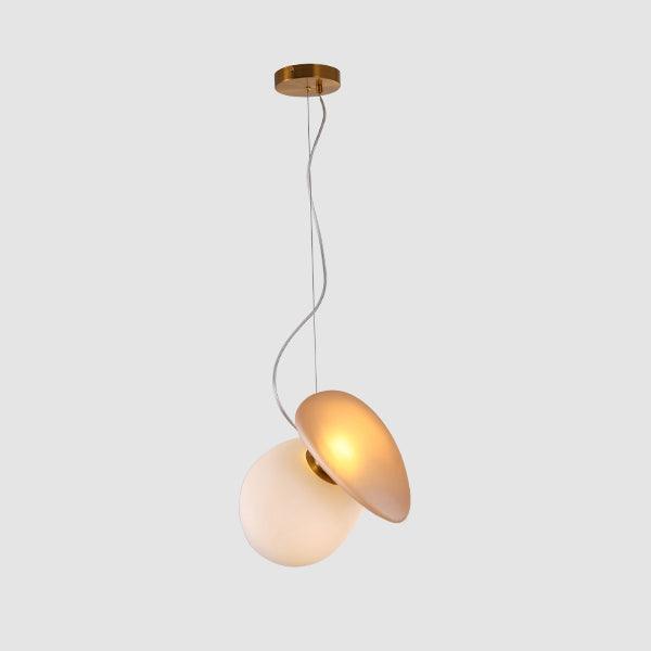 Eclipse Suspension en Verre Givré - Neutralighting