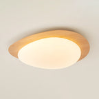Solara Plafonnier Galet en Noyer Acrylique LED - Neutralighting