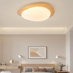 Solara Plafonnier Galet en Noyer Acrylique LED - Neutralighting
