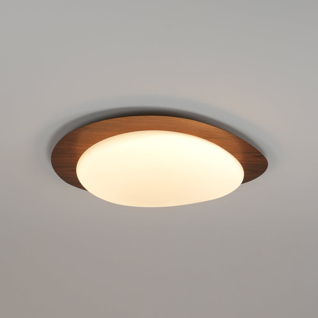 Quisti Plafonnier Galet Design Moderne Bois - Neutralighting