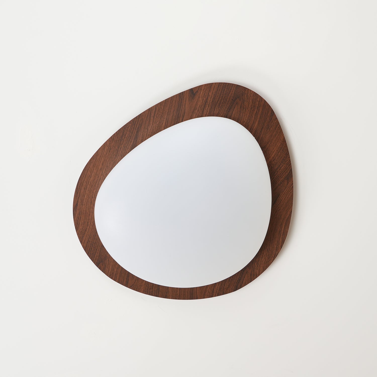 Solara Plafonnier Galet en Noyer Acrylique LED - Neutralighting