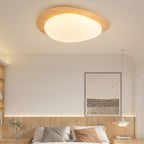 Solara Plafonnier Galet en Noyer Acrylique LED - Neutralighting