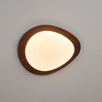 Quisti Plafonnier Galet Design Moderne Bois - Neutralighting