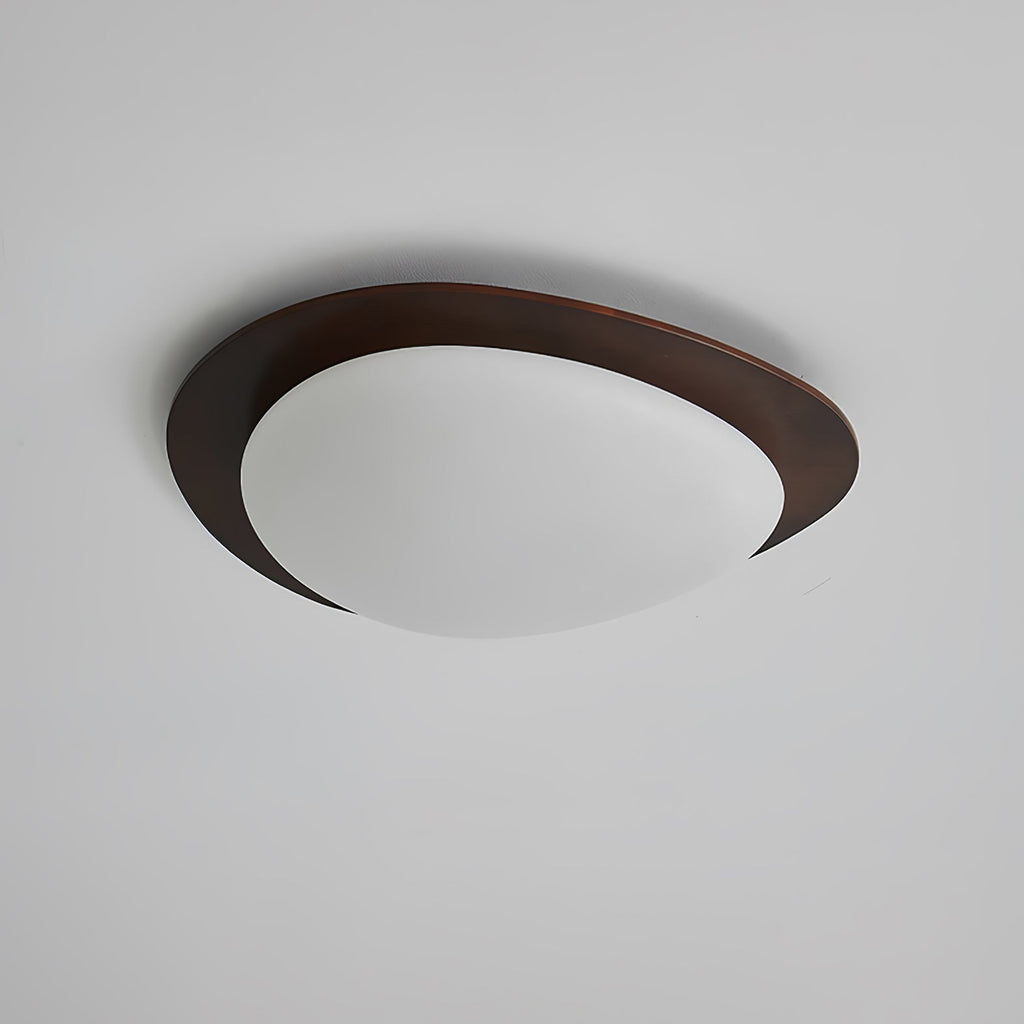 Lustra Ceiling Light Wooden Walnut Pebble - Neutralighting