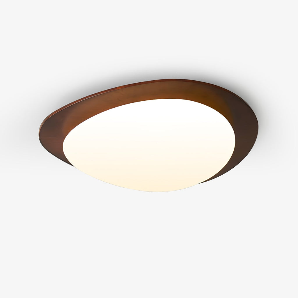Lustra Ceiling Light Wooden Walnut Pebble - Neutralighting