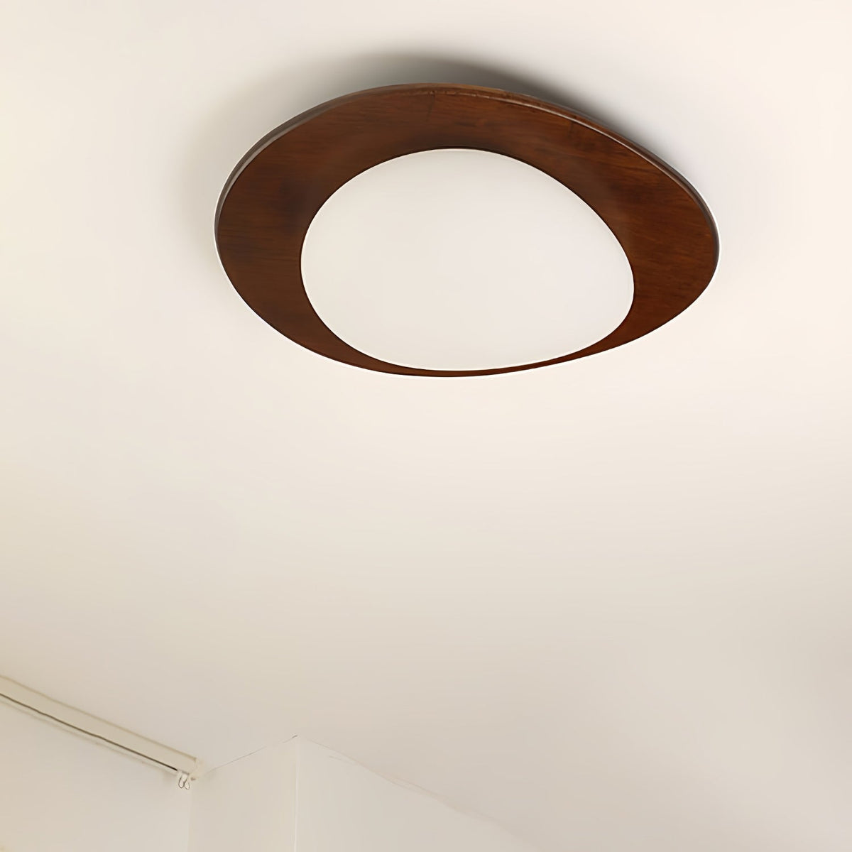 Lustra Ceiling Light Wooden Walnut Pebble - Neutralighting