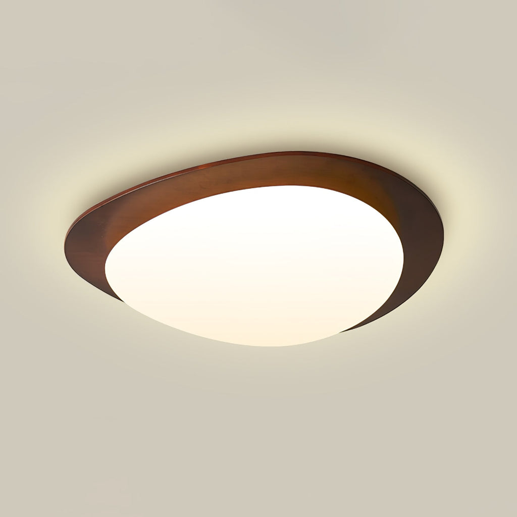 Lustra Ceiling Light Wooden Walnut Pebble - Neutralighting