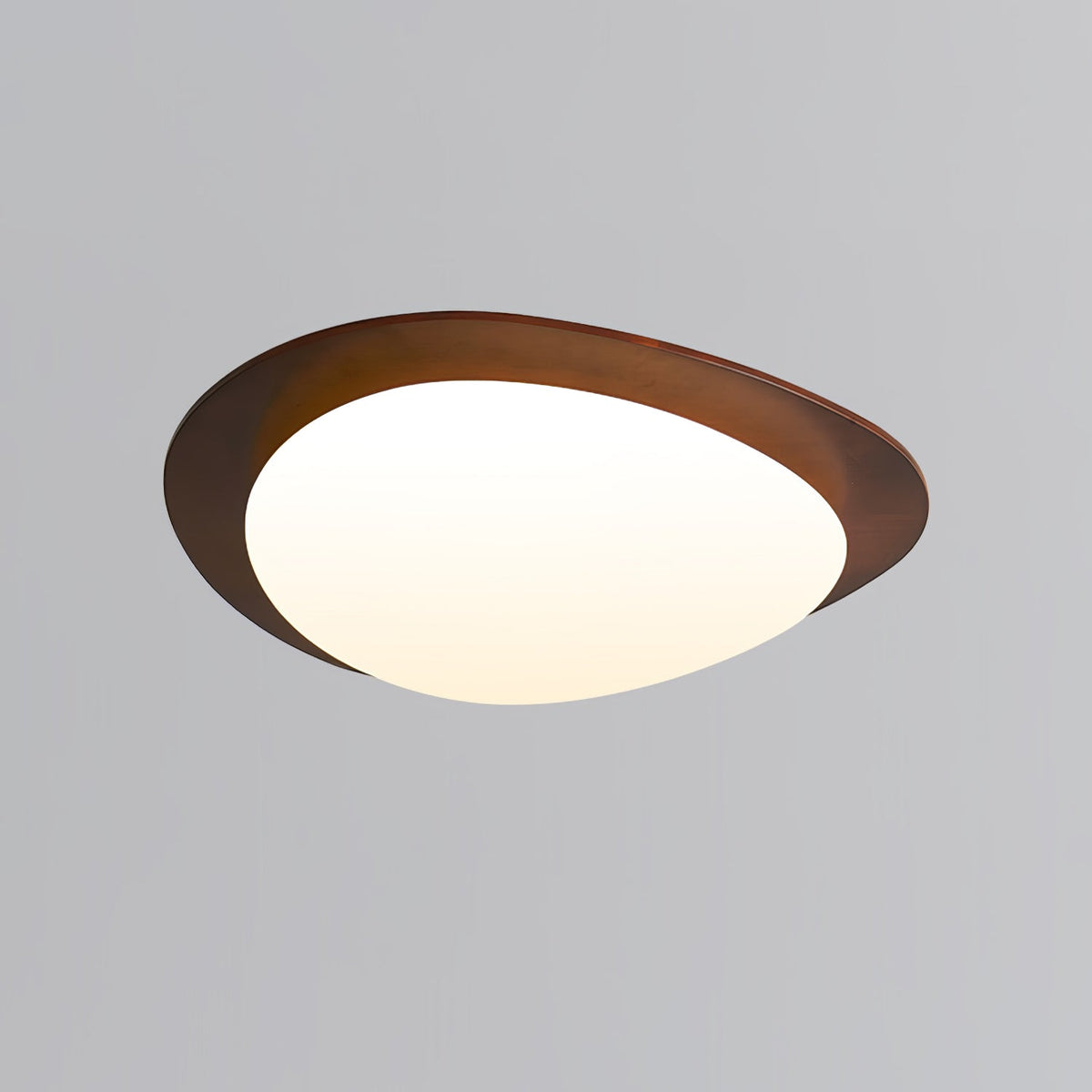 Lustra Ceiling Light Wooden Walnut Pebble - Neutralighting