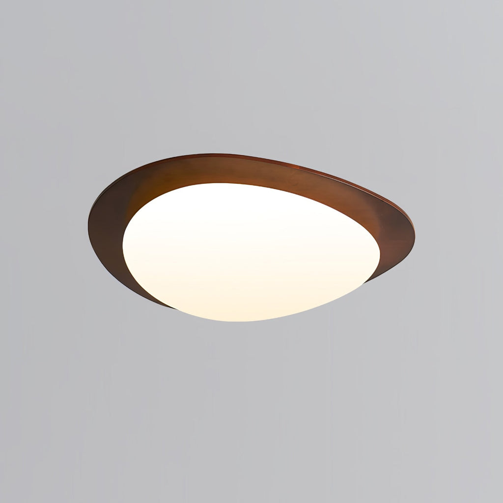 Lustra Ceiling Light Wooden Walnut Pebble - Neutralighting