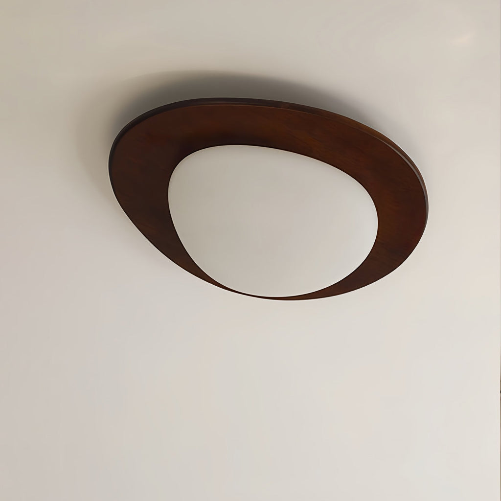Lustra Ceiling Light Wooden Walnut Pebble - Neutralighting