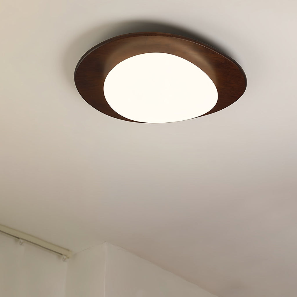 Lustra Ceiling Light Wooden Walnut Pebble - Neutralighting