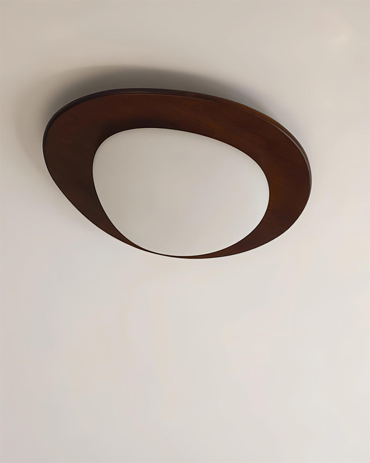 Lustra Ceiling Light Wooden Walnut Pebble - Neutralighting