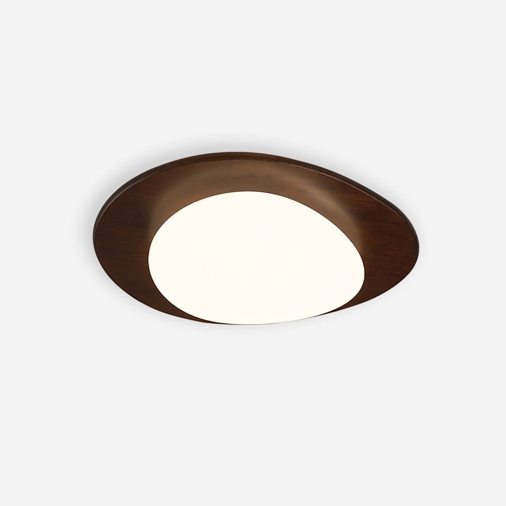 Lustra Ceiling Light Wooden Walnut Pebble - Neutralighting