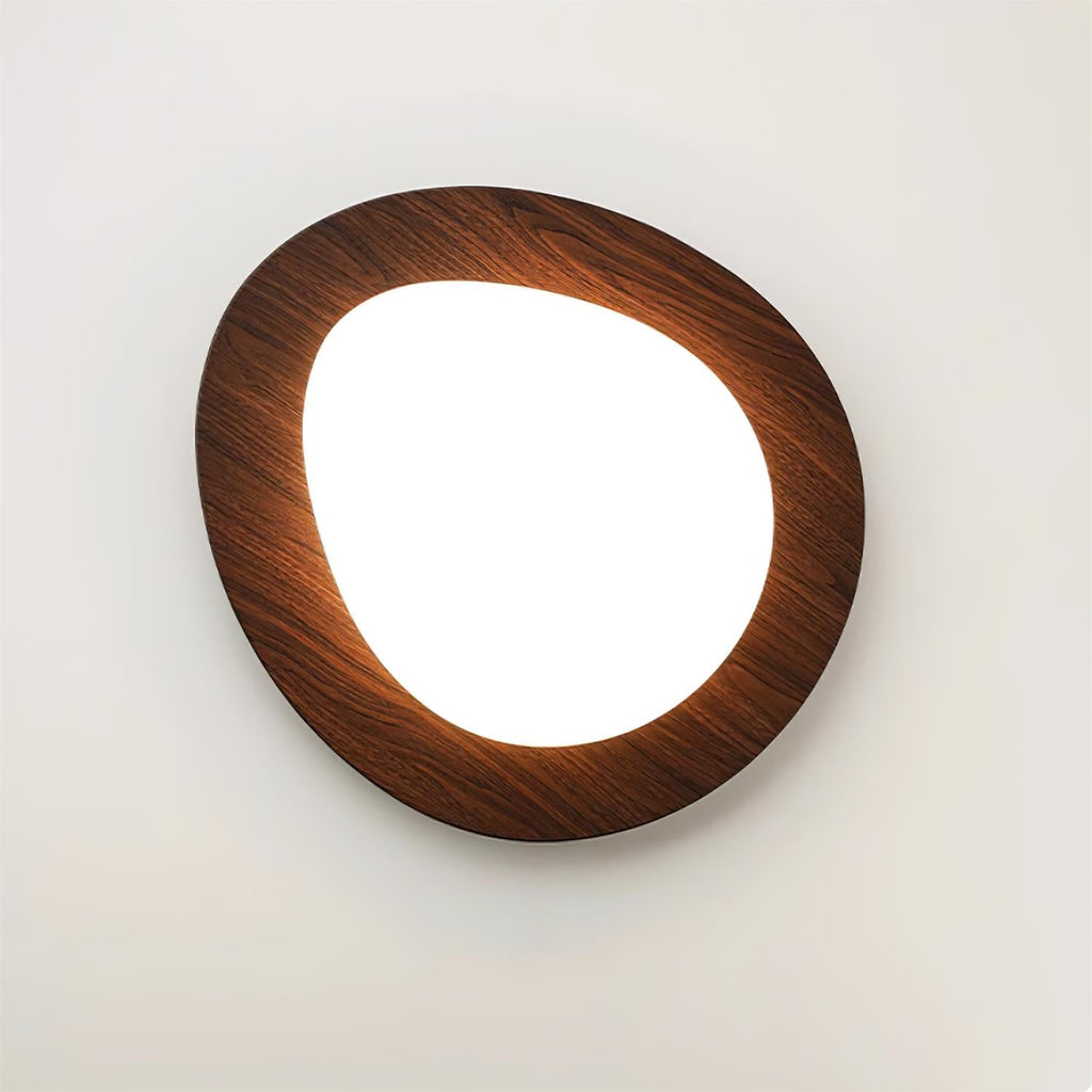 Lustra Ceiling Light Wooden Walnut Pebble - Neutralighting