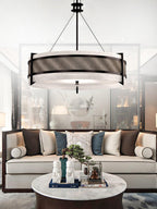 Lustra Chandelier Pedesina Maille Noire LED - Neutralighting