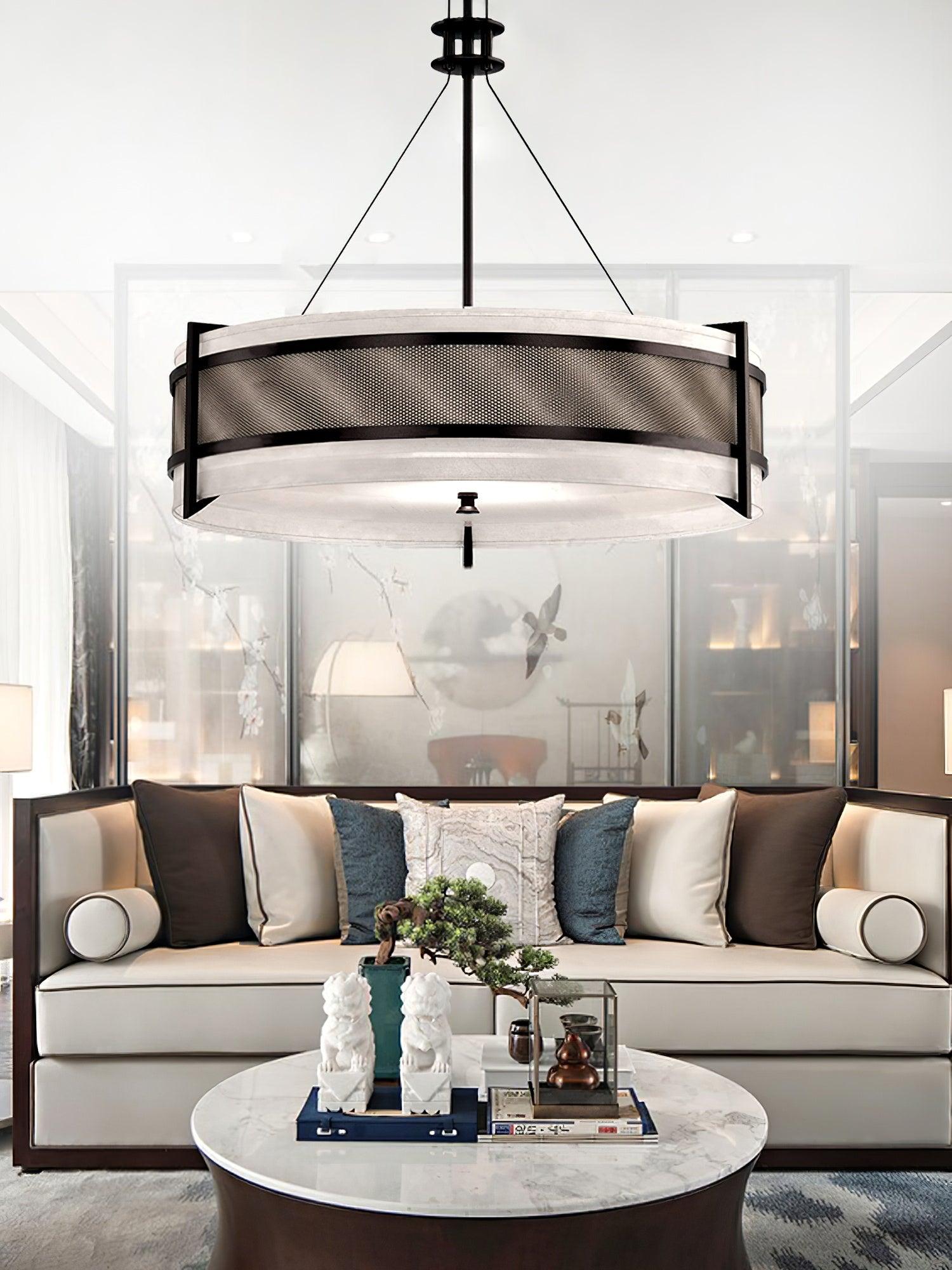 Lustra Chandelier Pedesina Maille Noire LED - Neutralighting