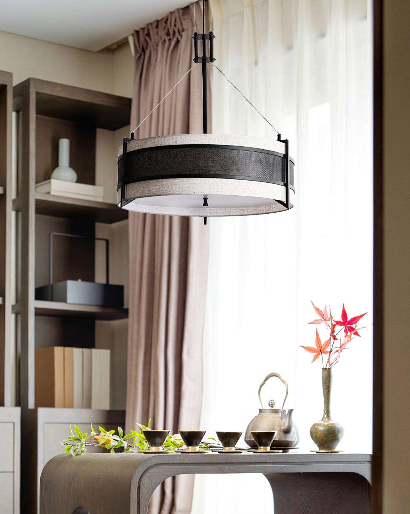 Lustra Chandelier Pedesina Maille Noire LED - Neutralighting