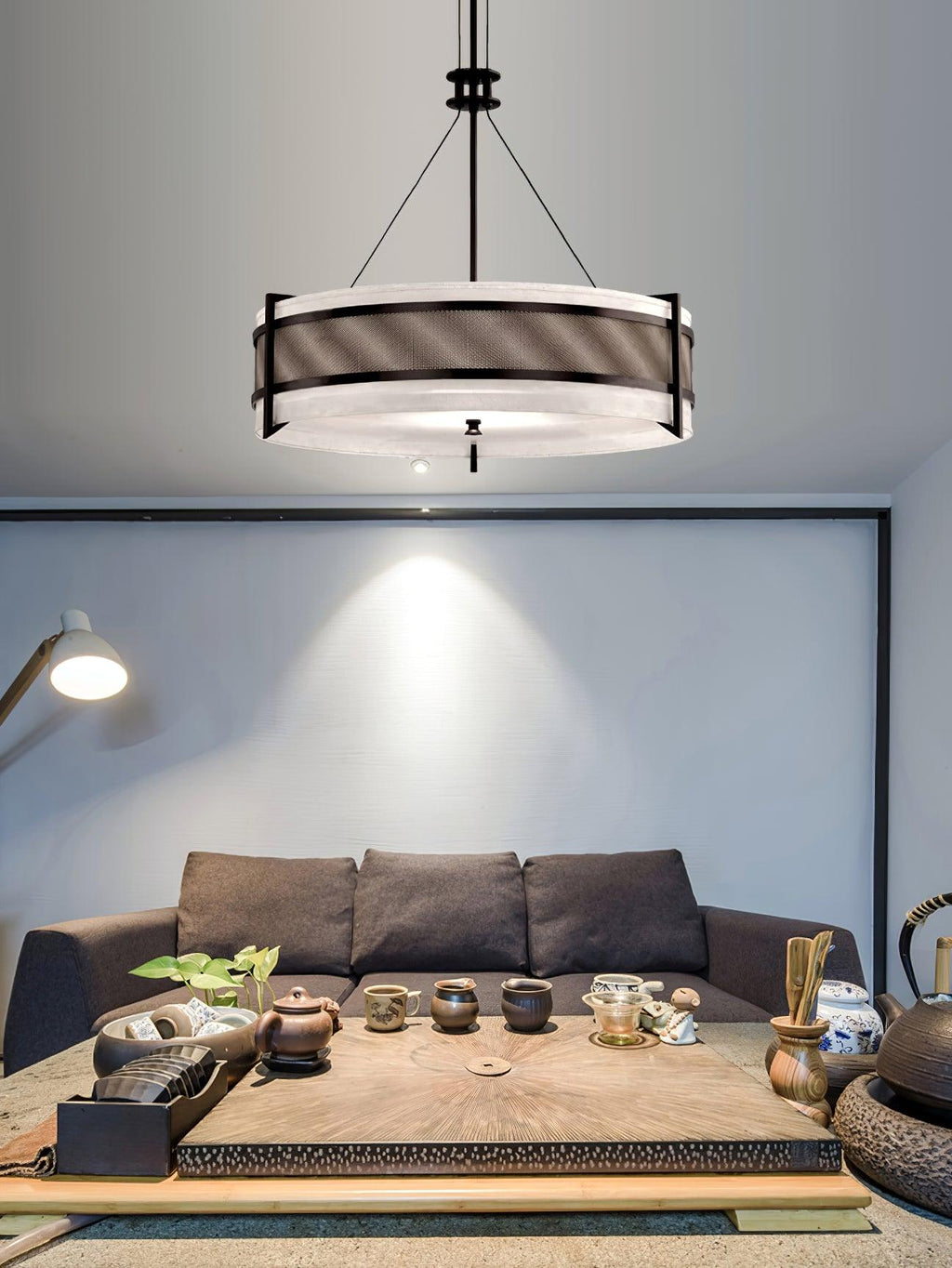 Lustra Chandelier Pedesina Maille Noire LED - Neutralighting