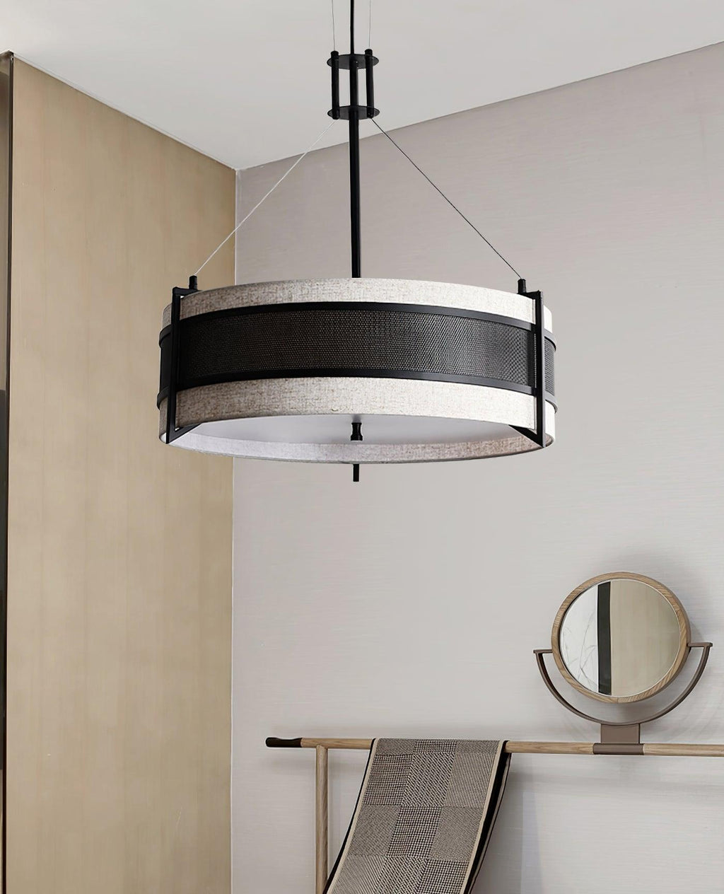 Lustra Chandelier Pedesina Maille Noire LED - Neutralighting