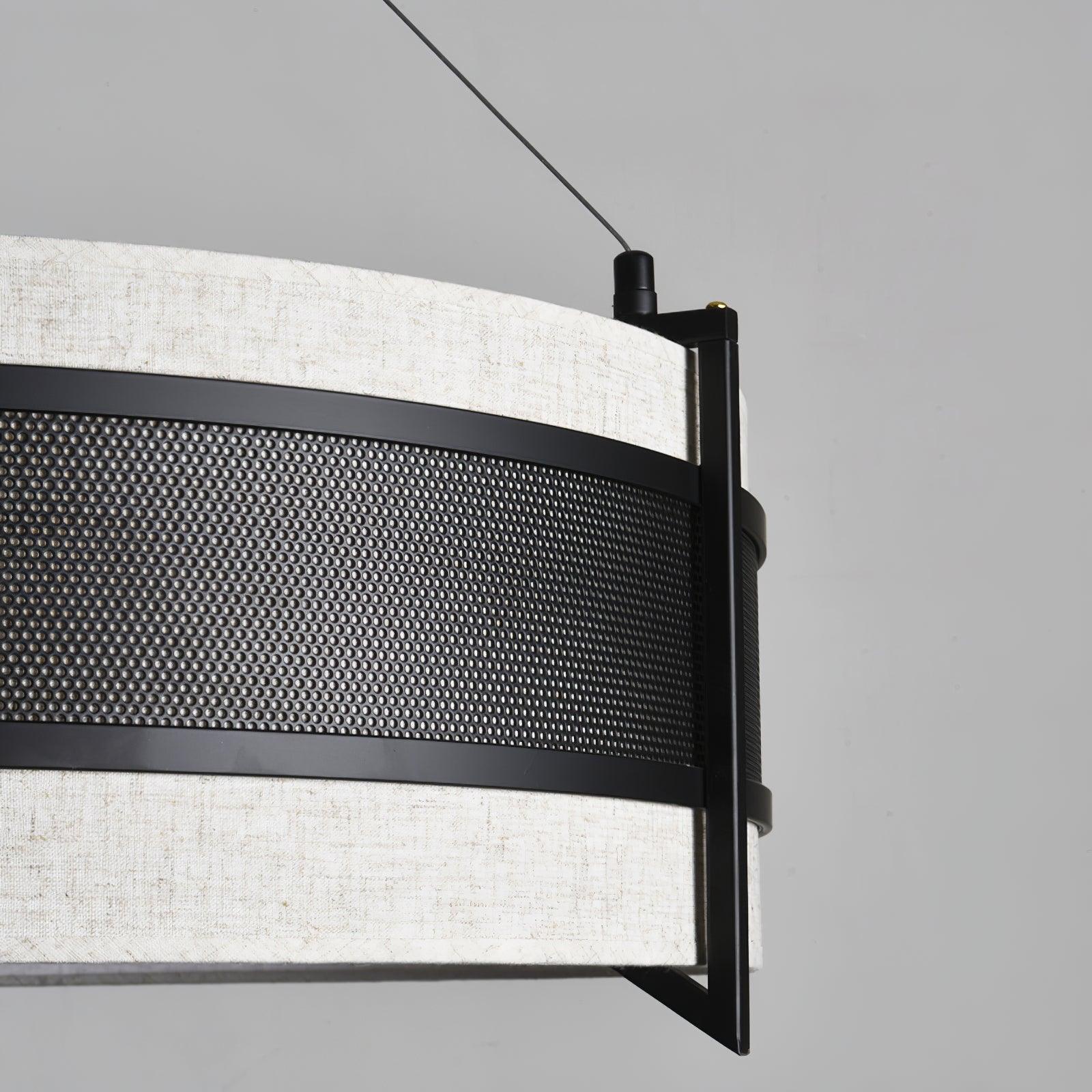 Lustra Chandelier Pedesina Maille Noire LED - Neutralighting