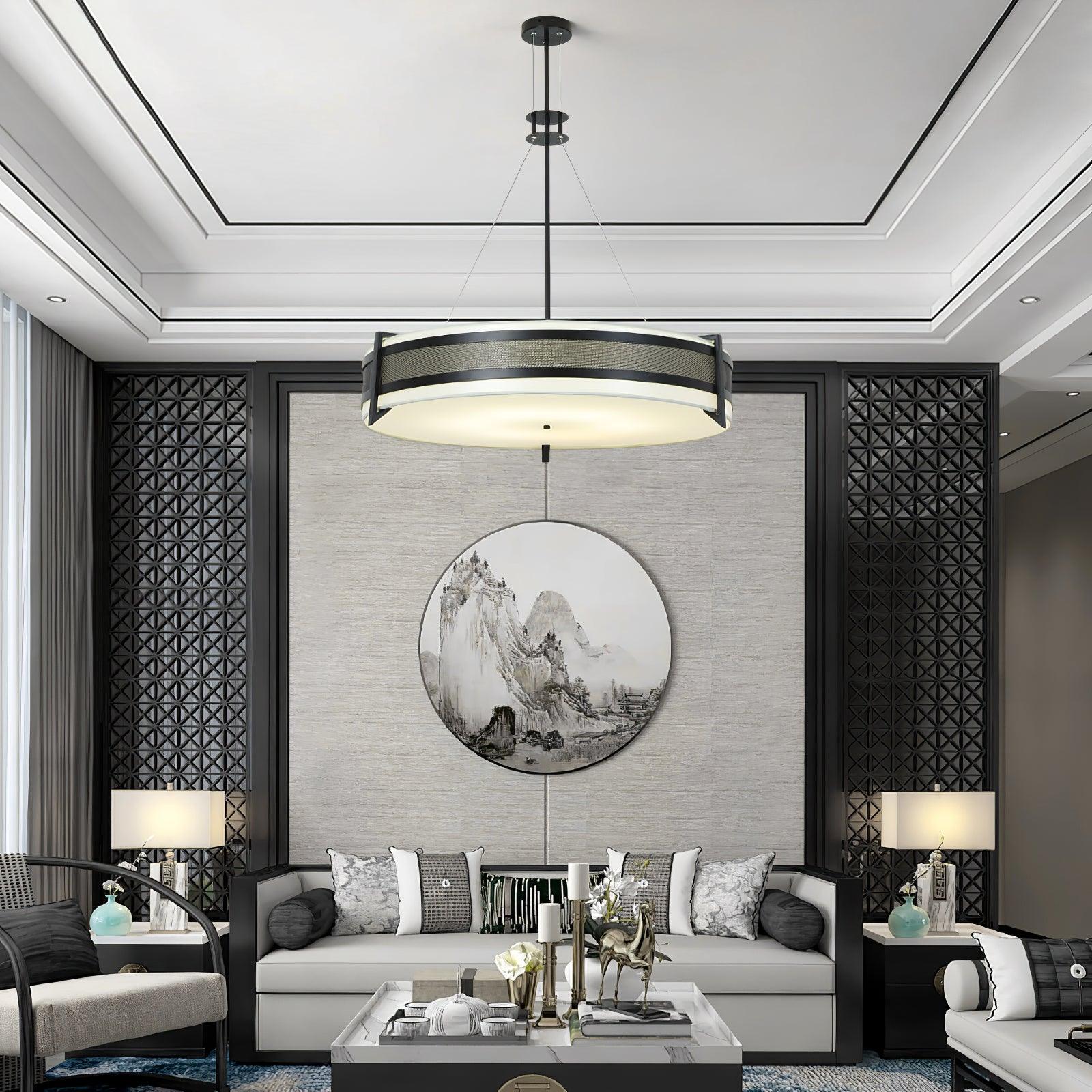 Lustra Chandelier Pedesina Maille Noire LED - Neutralighting