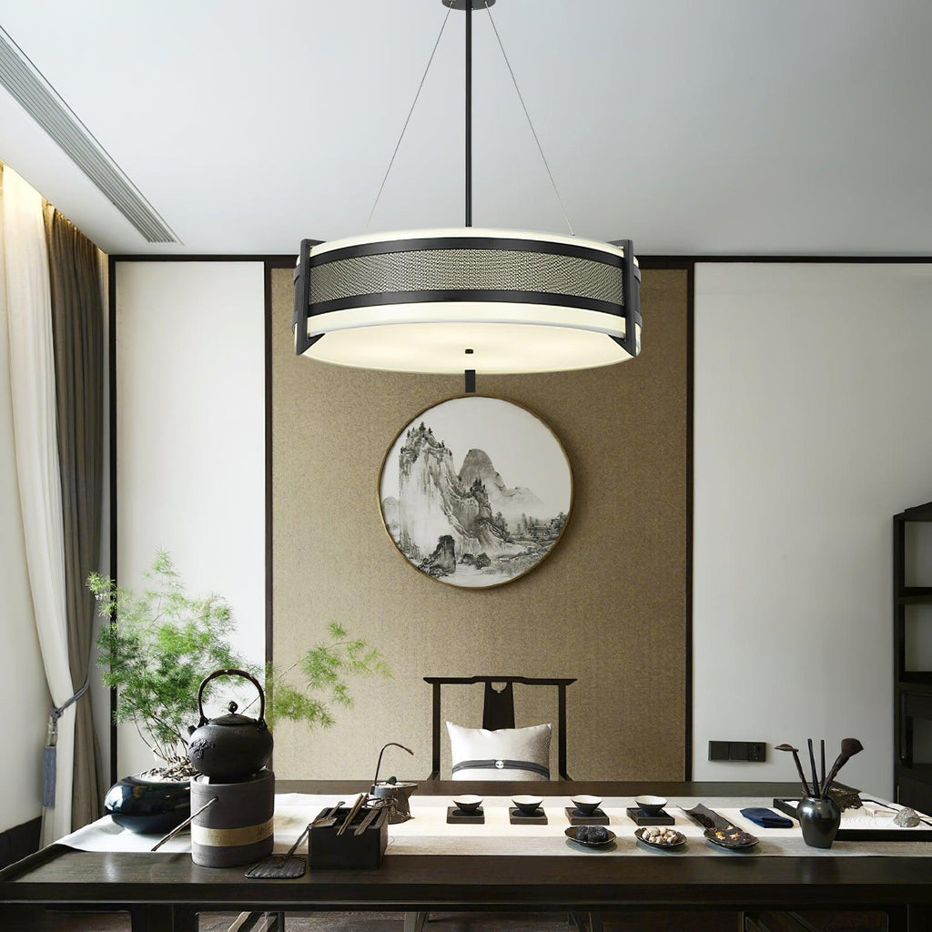 Lustra Chandelier Pedesina Maille Noire LED - Neutralighting