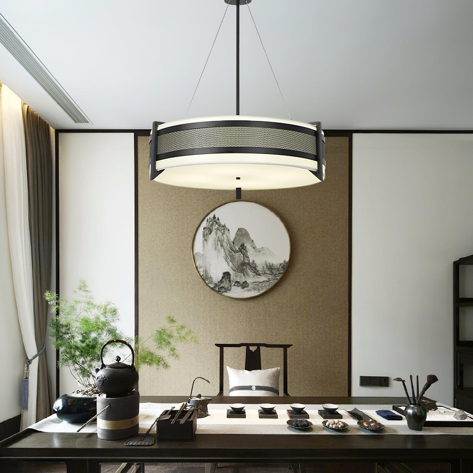 Lustra Chandelier Pedesina Maille Noire LED - Neutralighting