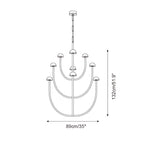 Pedra Lustre Arc Minimaliste Géométrique - Neutralighting