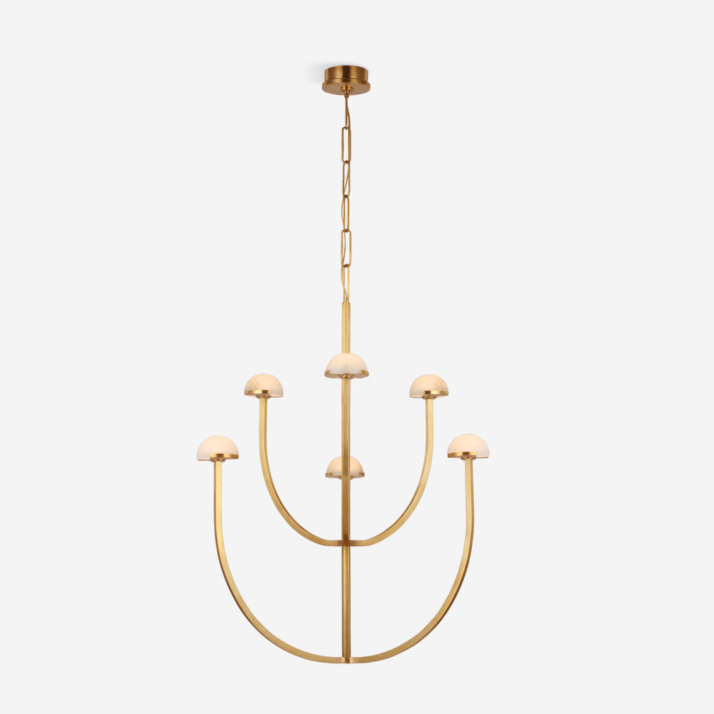 Pedra Lustre Arc Minimaliste Géométrique - Neutralighting