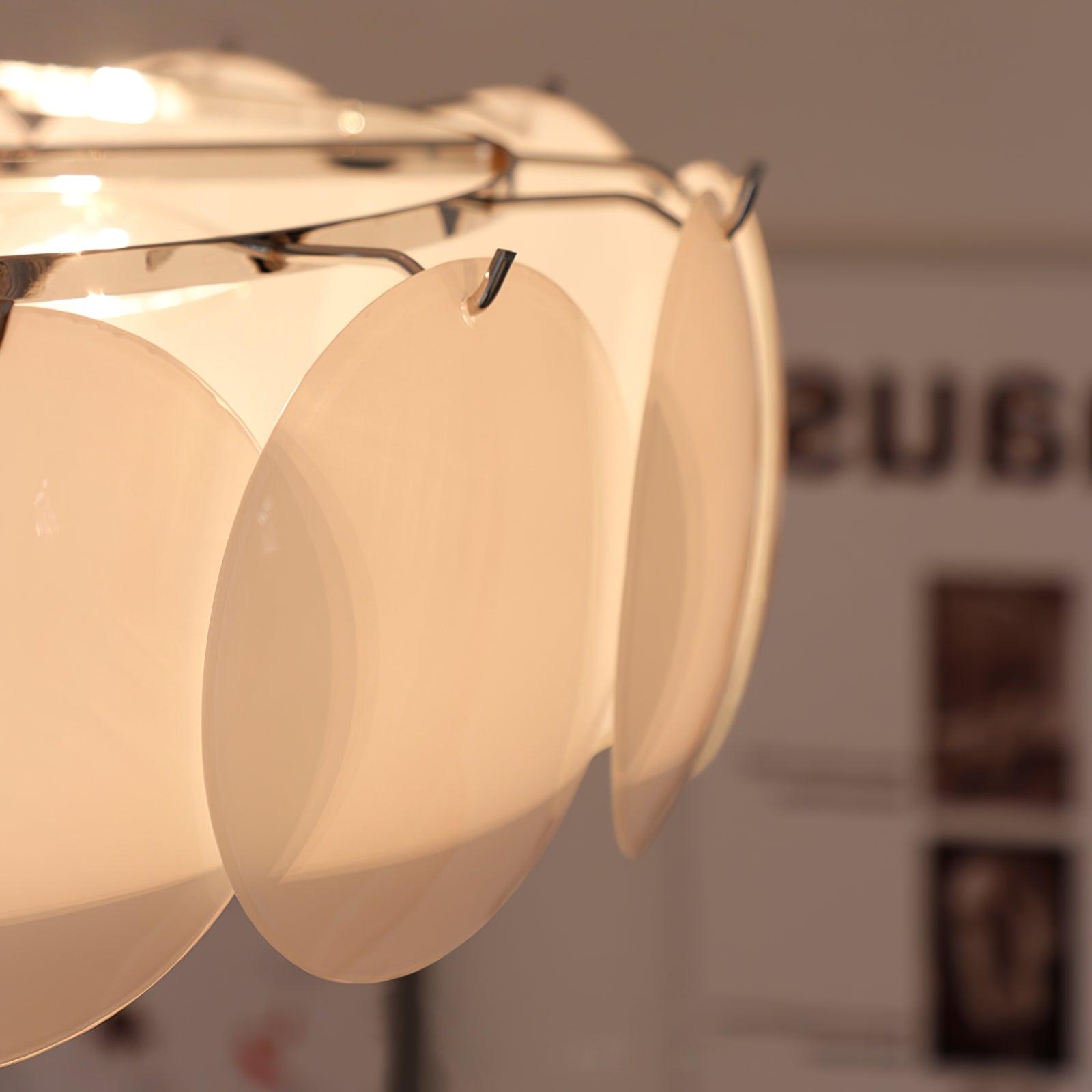 Solara Lumière de Plafond en Verre Ondulé Glamour - Neutralighting