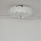 Solara Lumière de Plafond en Verre Ondulé Glamour - Neutralighting