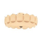 Solara Lumière de Plafond en Verre Ondulé Glamour - Neutralighting