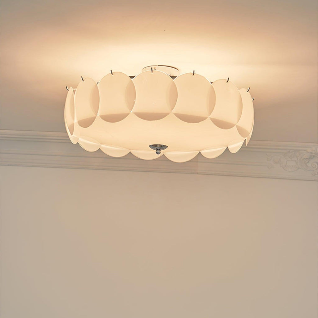 Meiho Plafonnier floral en coquilles nacrées - Neutralighting