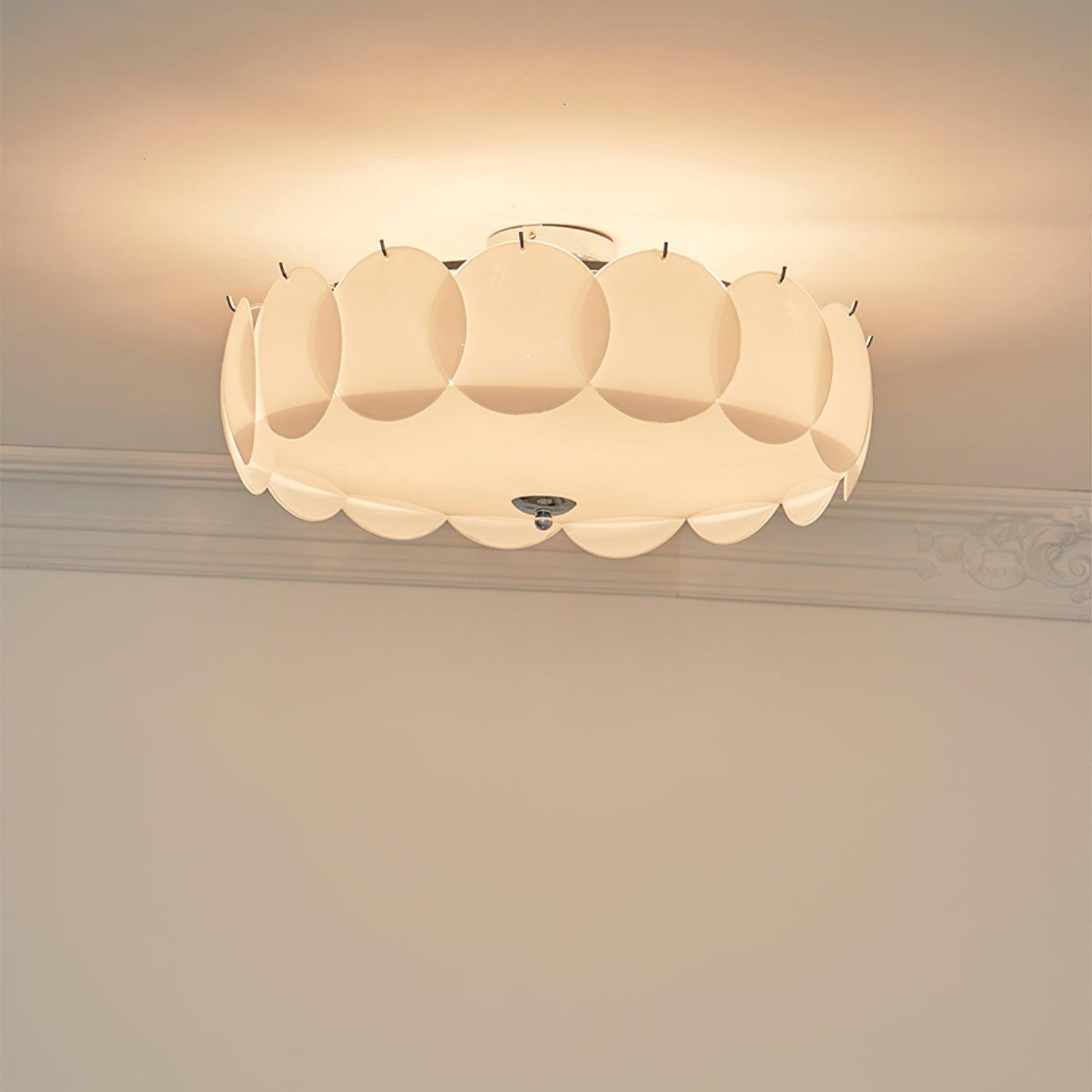 Meiho Plafonnier floral en coquilles nacrées - Neutralighting