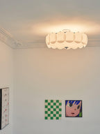 Solara Lumière de Plafond en Verre Ondulé Glamour - Neutralighting
