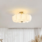 Meiho Plafonnier floral en coquilles nacrées - Neutralighting