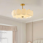 Meiho Plafonnier floral en coquilles nacrées - Neutralighting