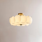Meiho Plafonnier floral en coquilles nacrées - Neutralighting