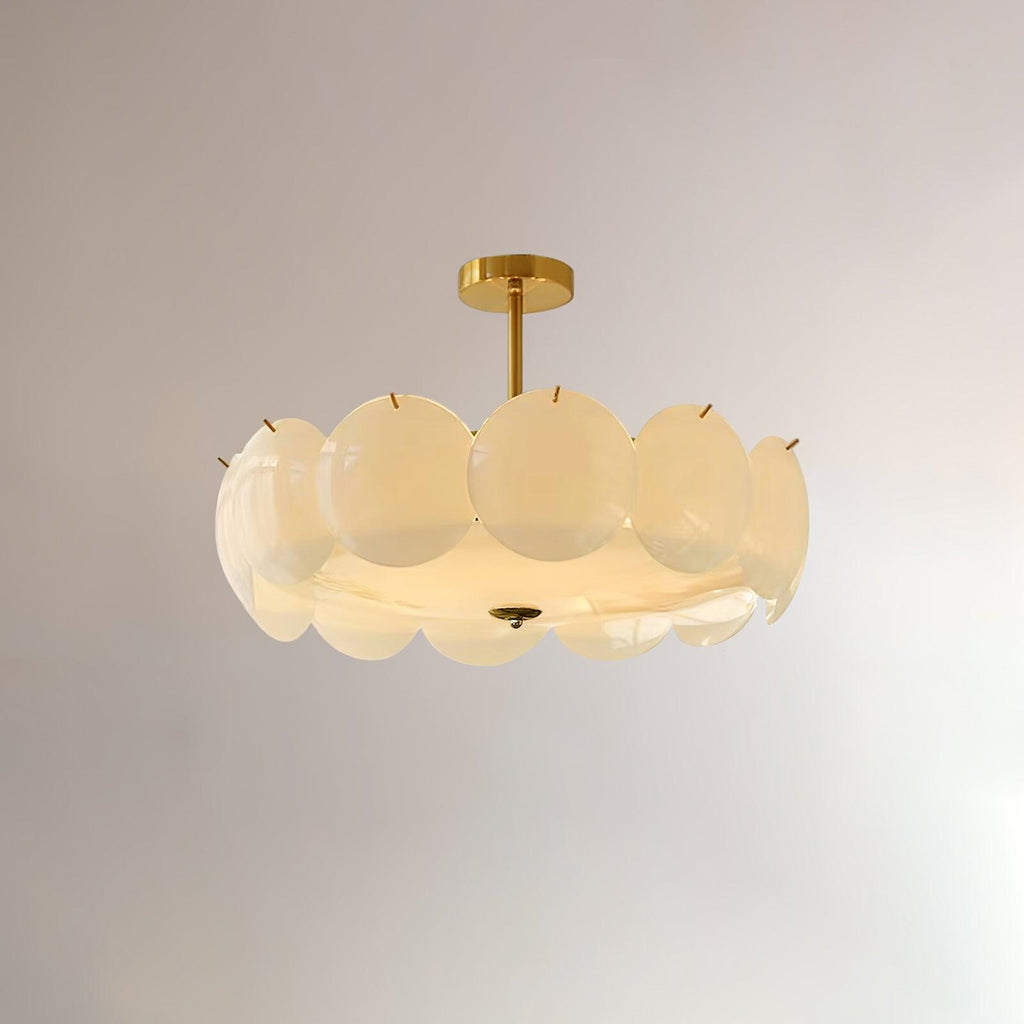 Meiho Plafonnier floral en coquilles nacrées - Neutralighting